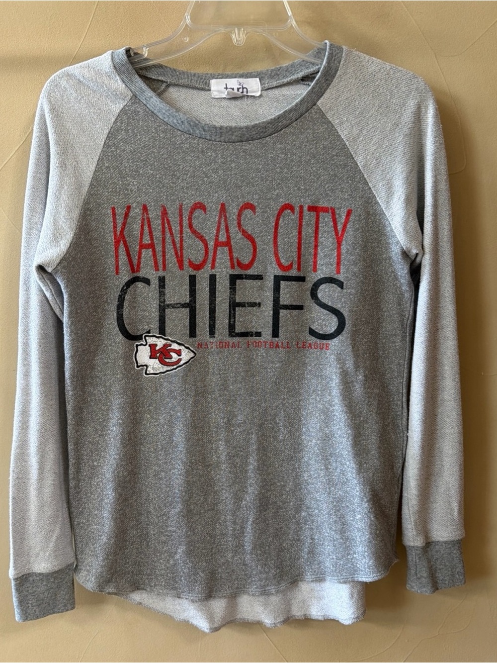 Touch By Alyssa Milano Kansas City Chiefs Sweatshirt Women’s Small Gray